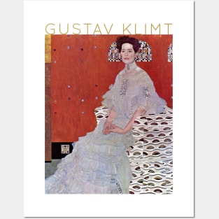 Gustav Klimt - Portrait of Fritza Riedler Posters and Art